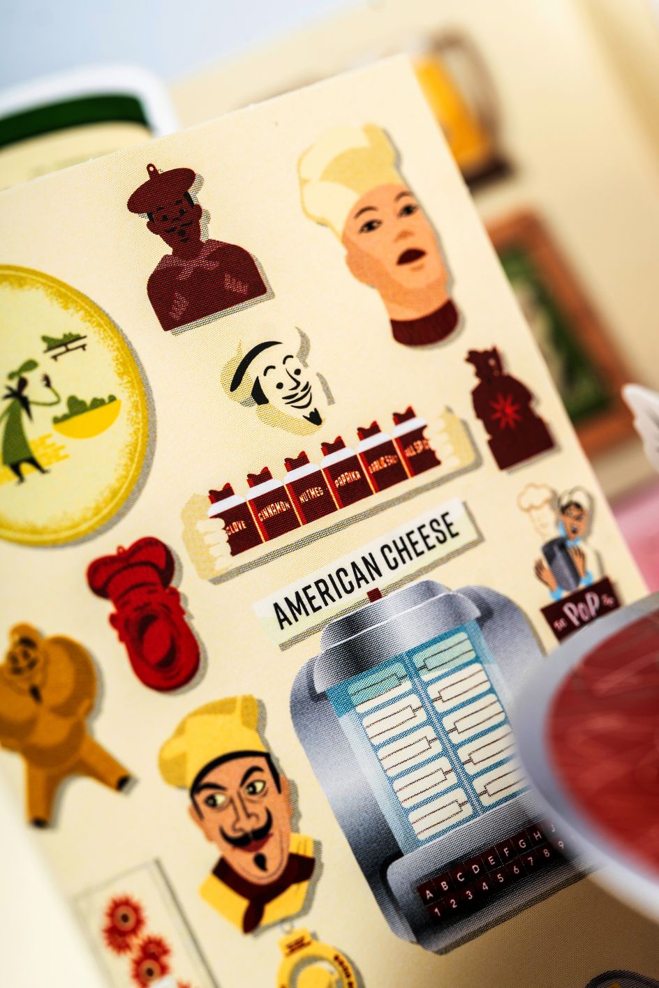 You can see what's in the fridge and cupboards.