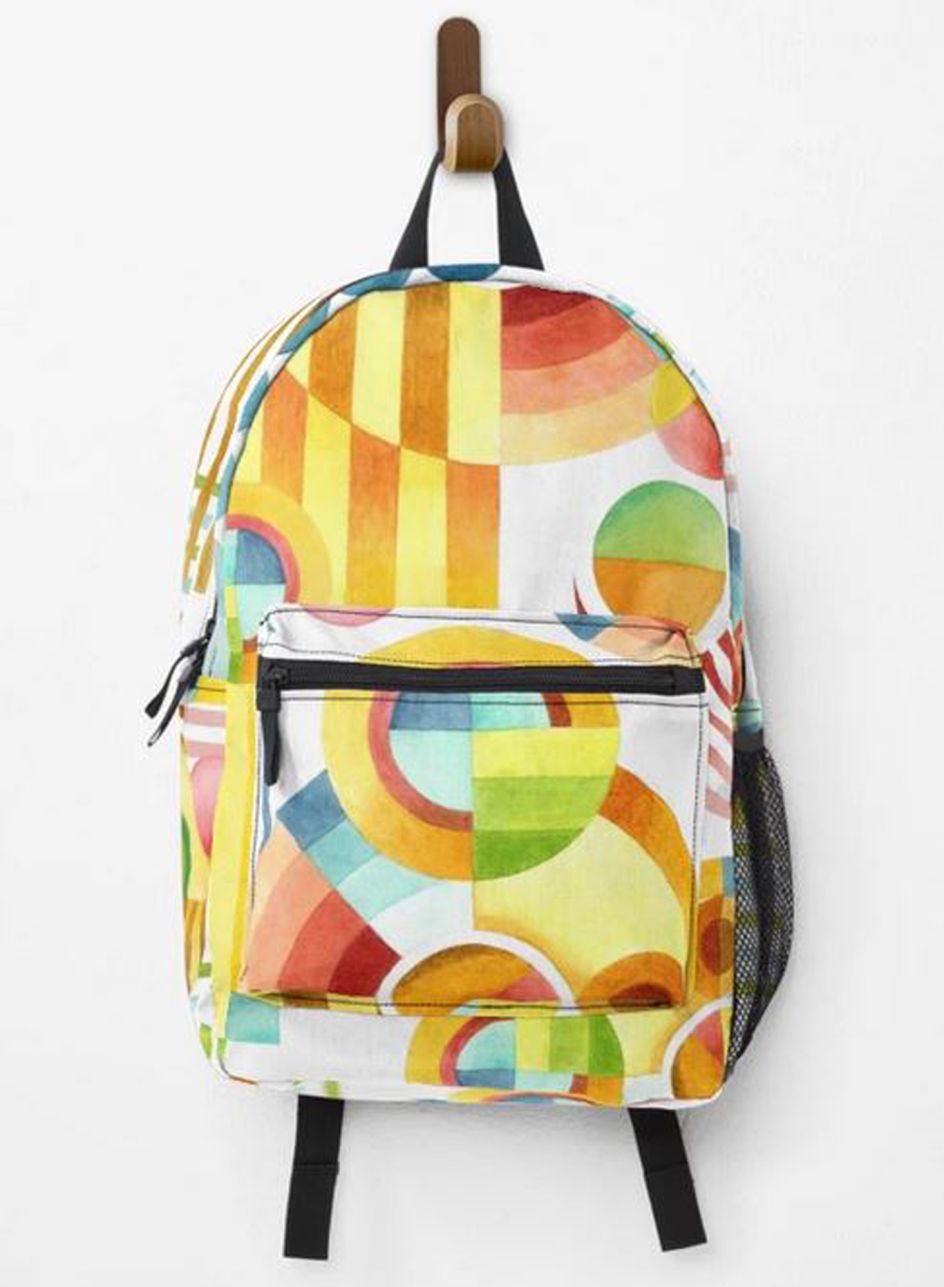 Painted and digitally arranged patterns become products in Patricia's store.