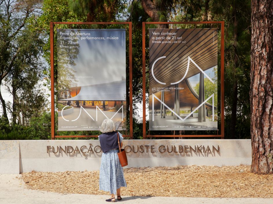 CAM – Centro de Arte Moderna Gulbenkian identity by A Practice for Everyday Life, 2024. Photo: Sanda Vučković