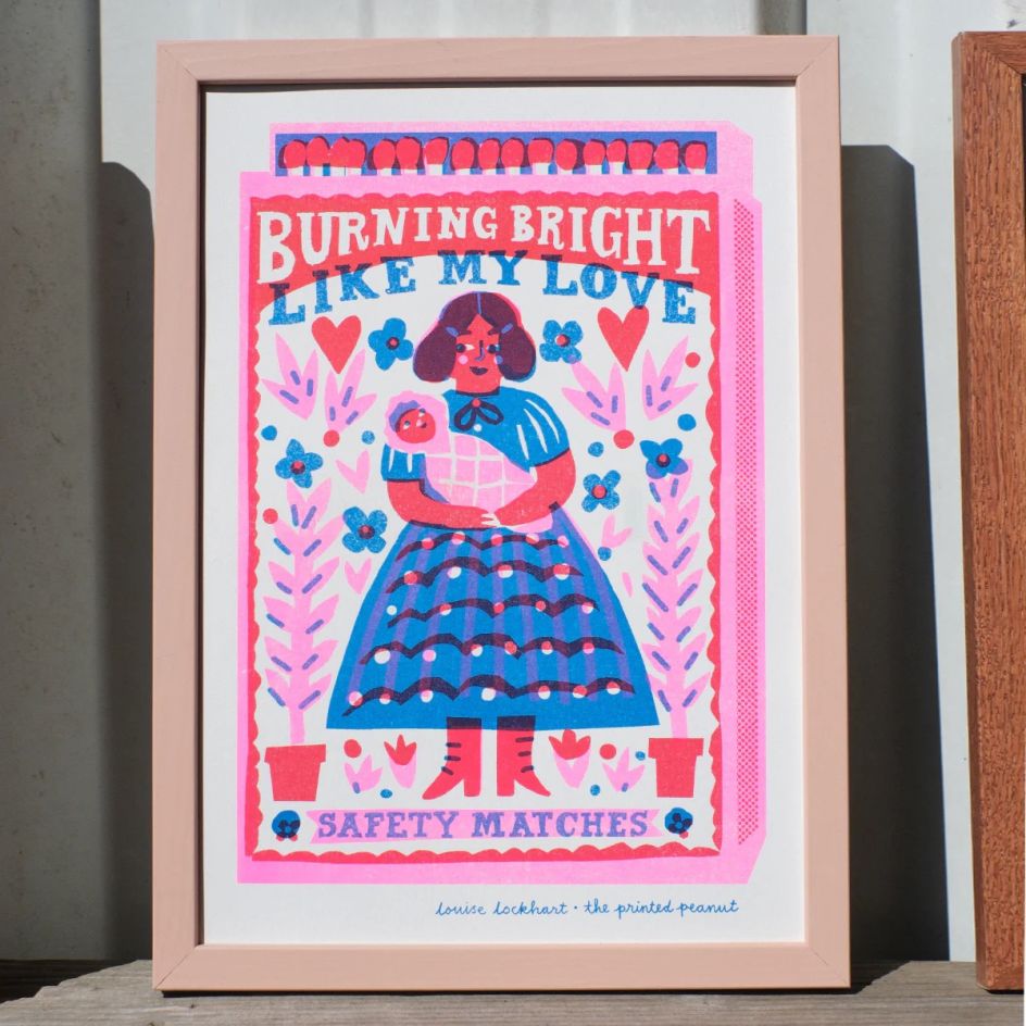 Burning Bright Like My Love by The Printed Peanut