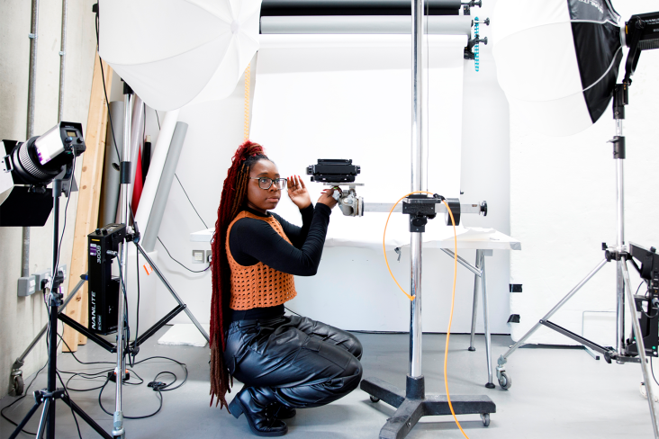 Melanie Issaka. Photo: Aisha Seriki, RCA Photography MA and Arts & Humanities MFA 